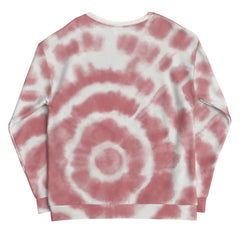 Red Tie-Dye Vibe Sweatshirt